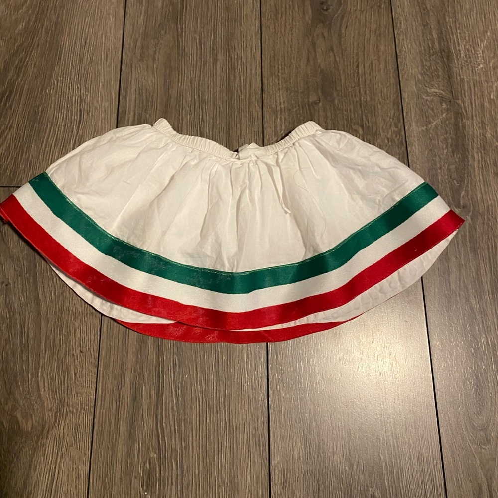 White skirt